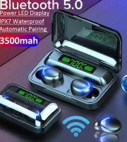 New Upgrade F9-10 Three LED Display TWS Wireless Bluetooth Earphones Touch Wireless Earbuds