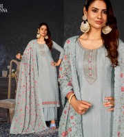Georgette Embroidered Palazzo Suit (BR02)
